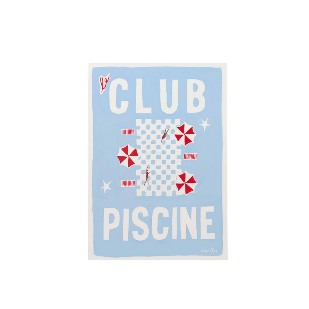 Club Piscine Print