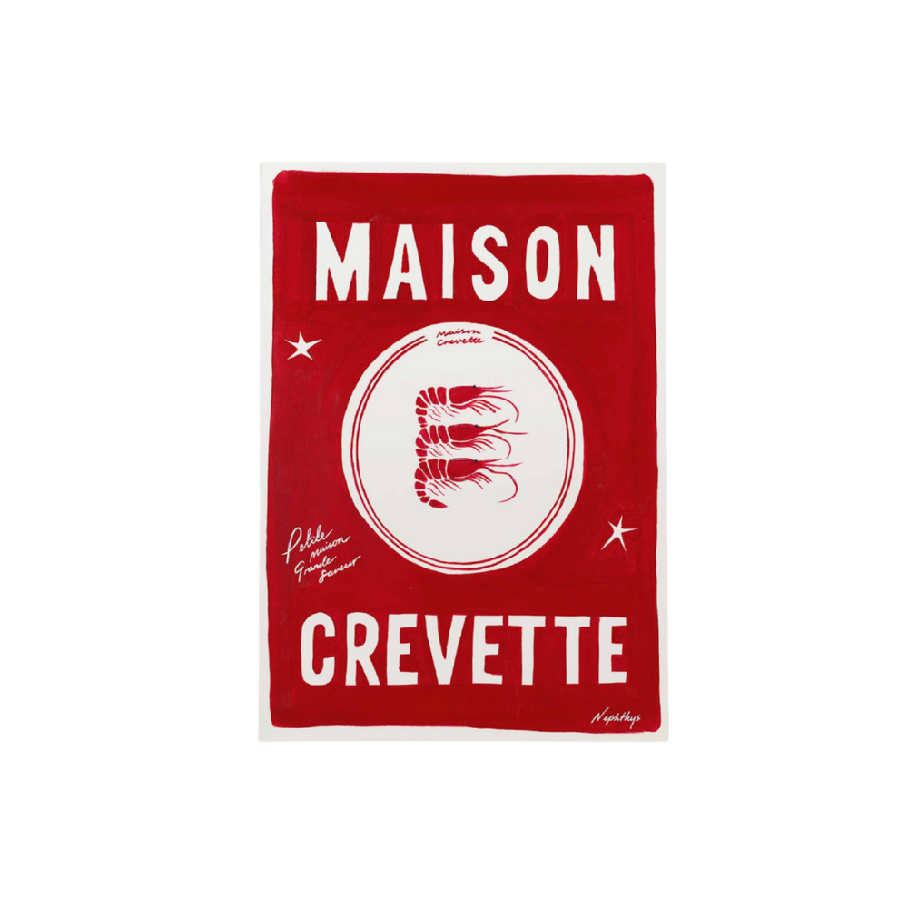 Maison Crevette Print