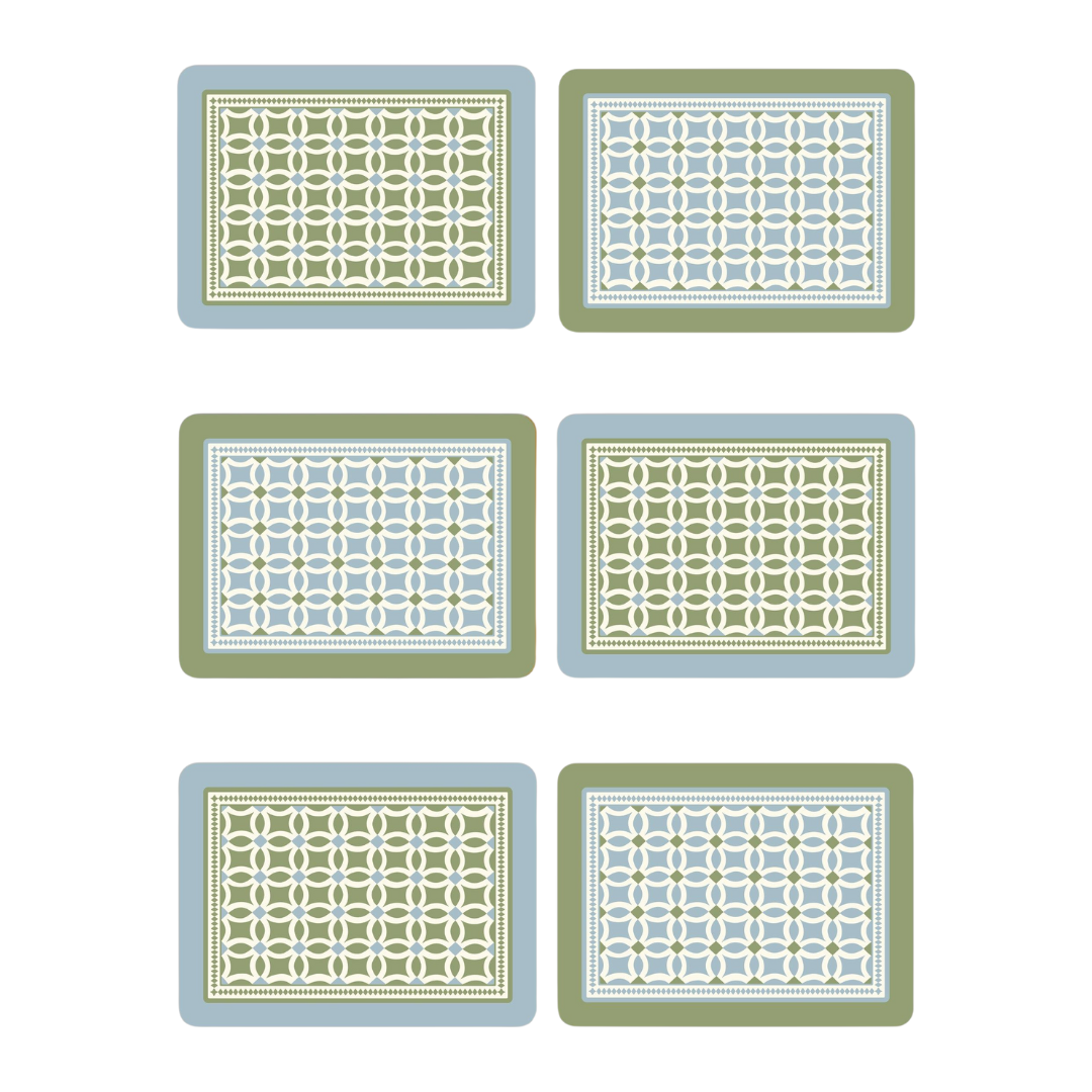 Lattice Set of 6 Placemats