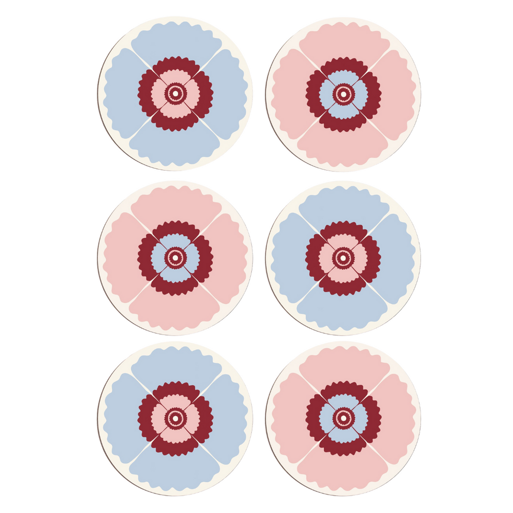 Poppy Set of 6 Placemats