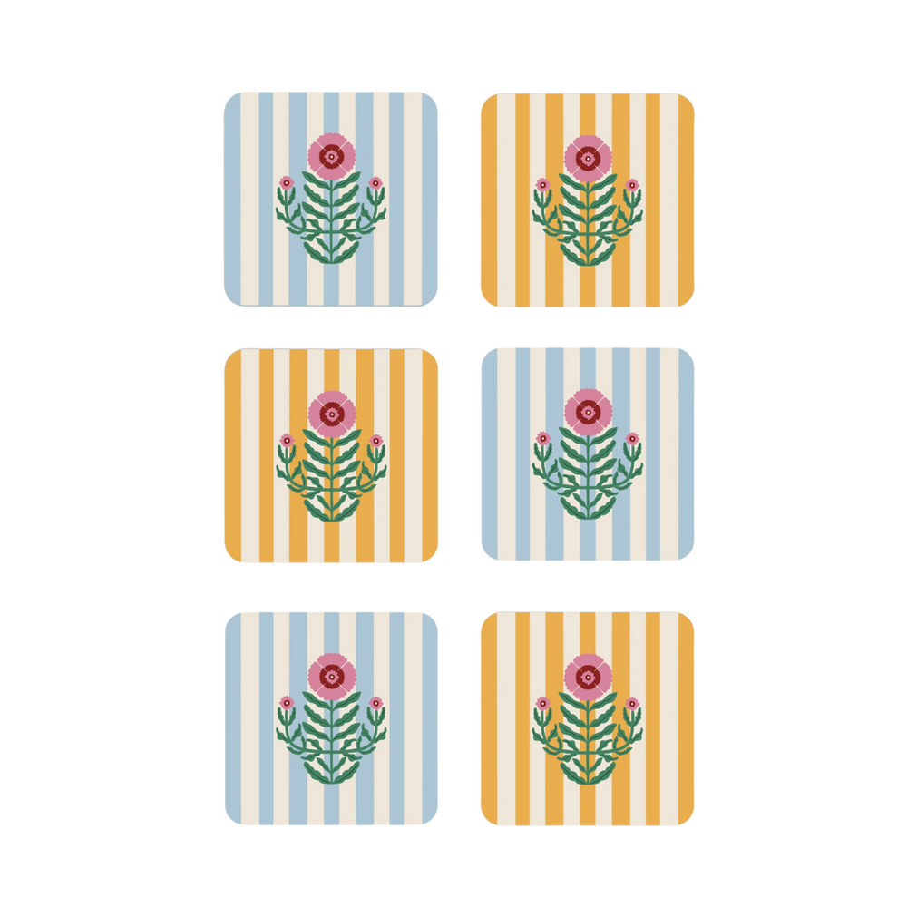 Bloomfield Set of 6 Coasters