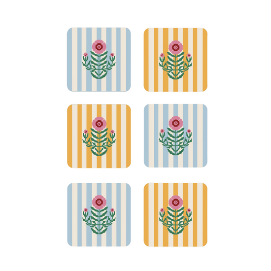 Bloomfield Set of 6 Coasters