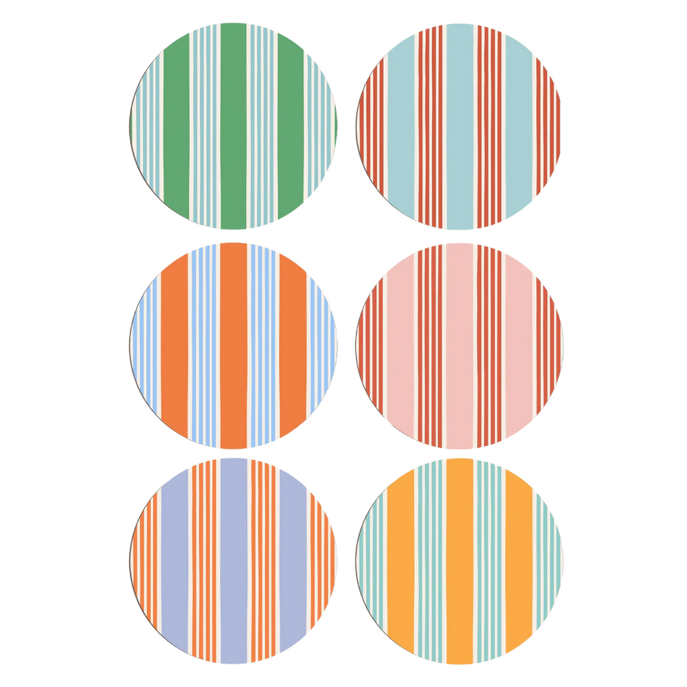 Amalfi Stripes Placemats (Set of 6)