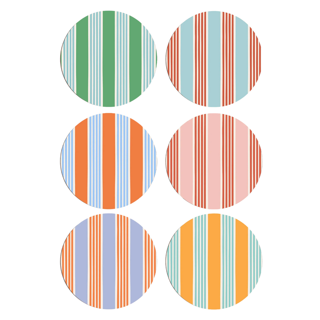 Amalfi Stripes Placemats (Set of 6)