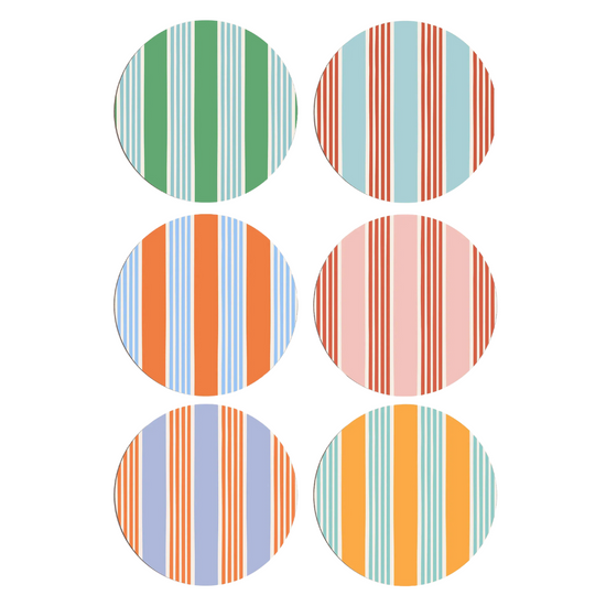 Amalfi Stripes Placemats (Set of 6)
