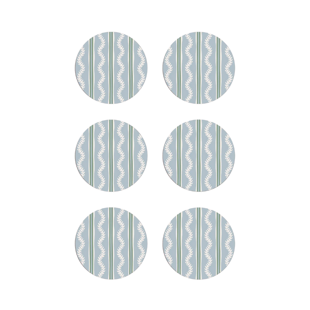 Blue Vines Coasters