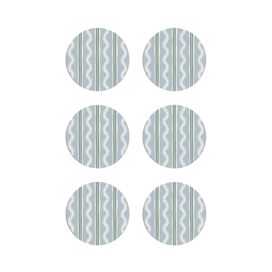 Blue Vines Coasters