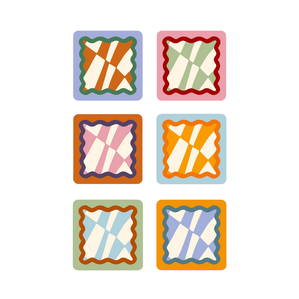 Chessboard Coasters (Set of 6)