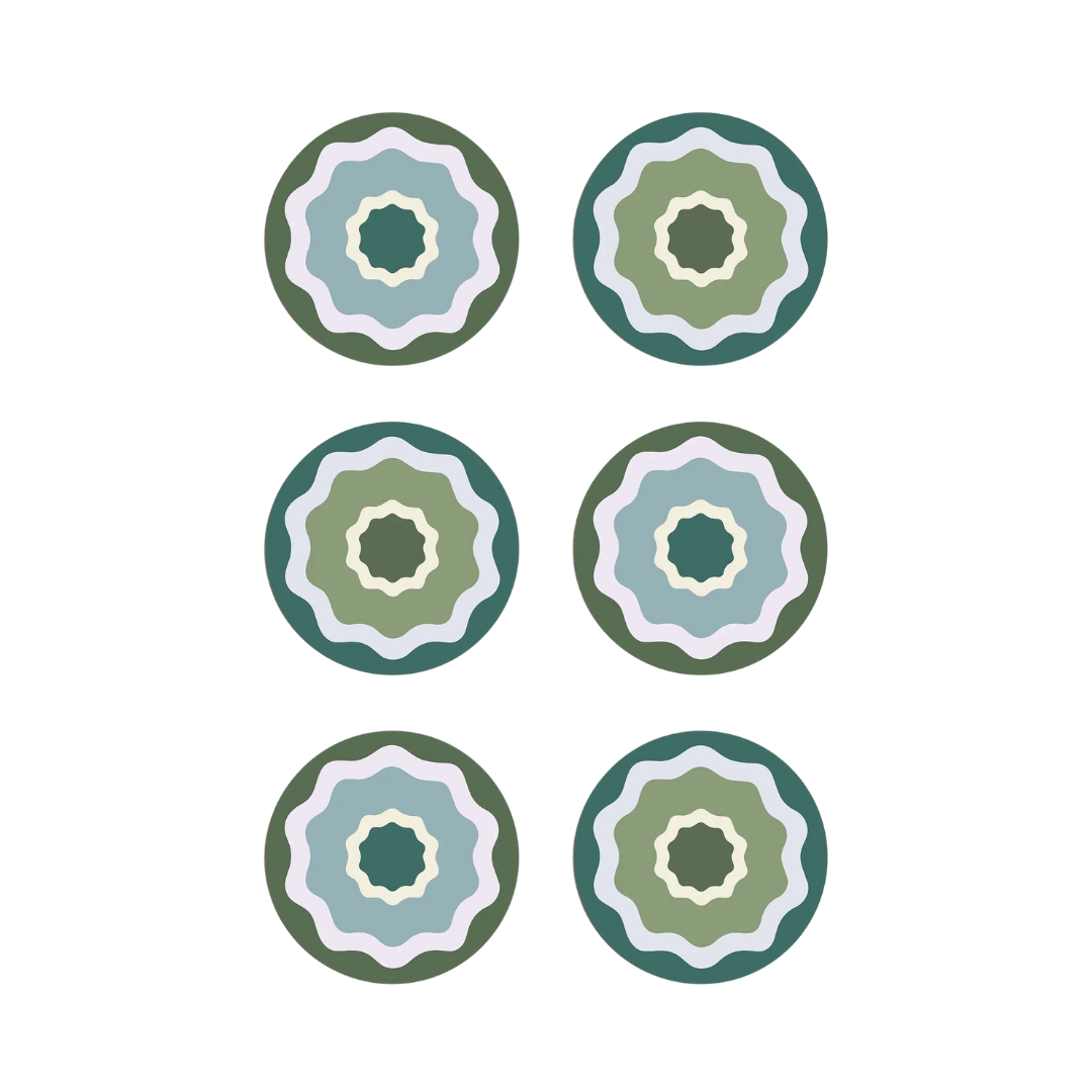Crab Apple Coasters (Set of 6)