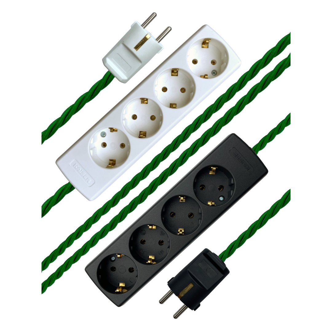 Topiary - Lola's Leads EU Fabric Extension Cable