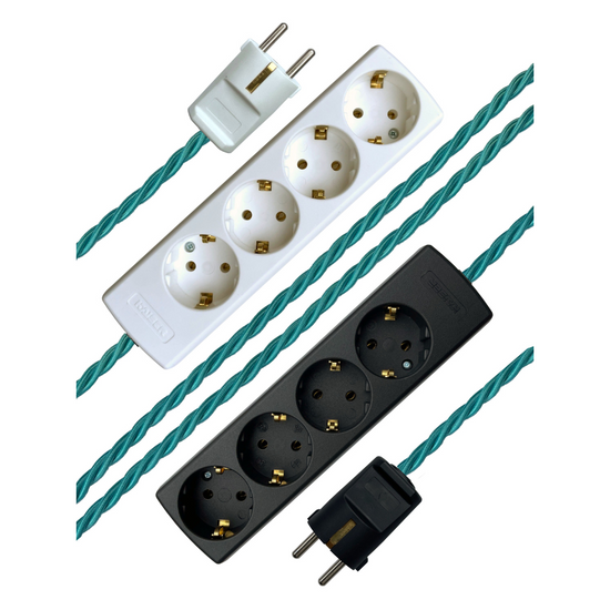 Lagoon - Lola's Leads EU Fabric Extension Cable