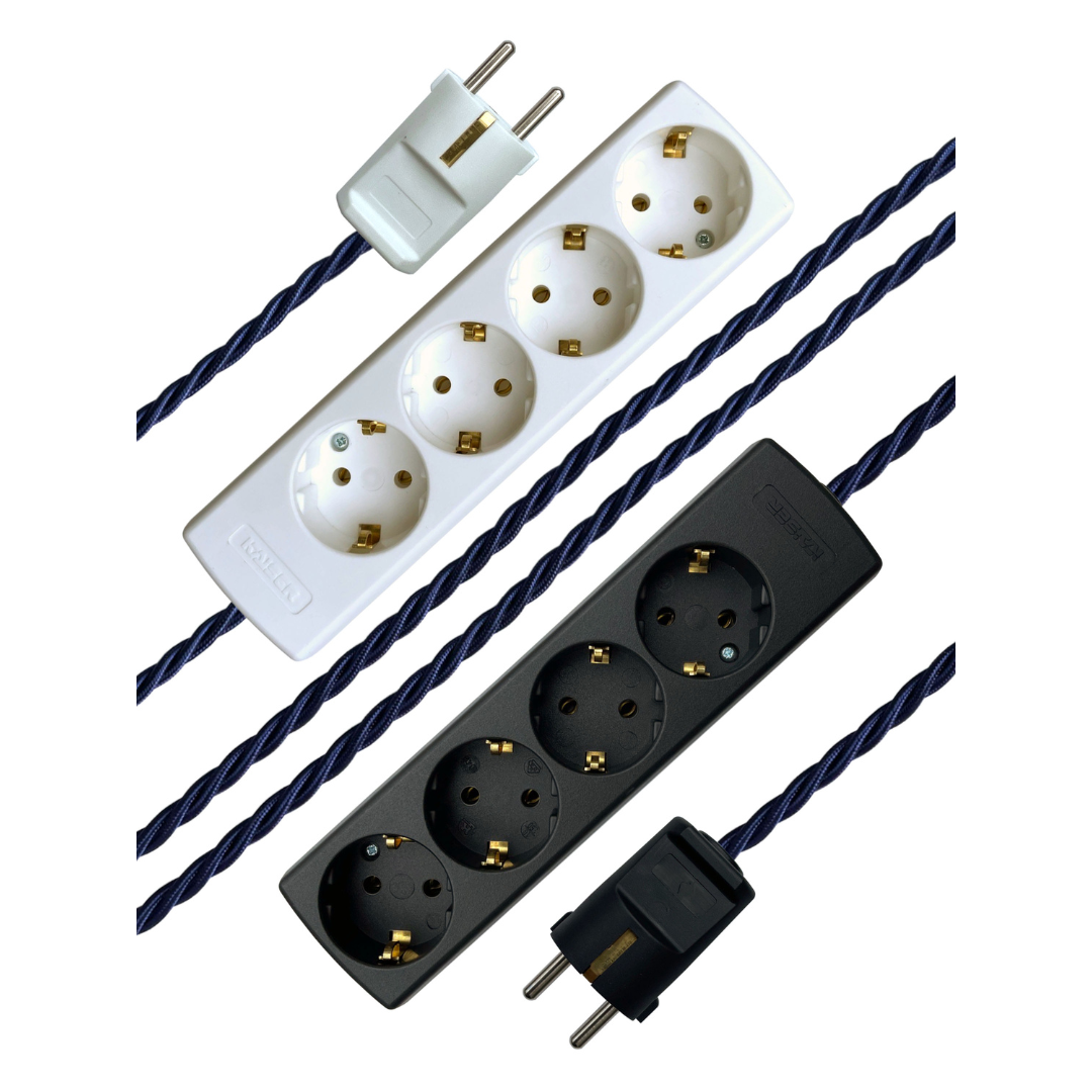 Indigo - Lola's Leads EU Fabric Extension Cable