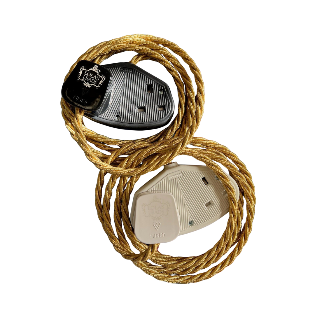 Gilded Nectar - Lola's Leads Fabric Extension Cable