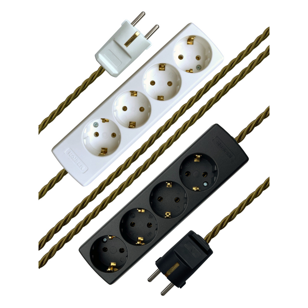 Kelp - Lola's Leads EU Fabric Extension Cable