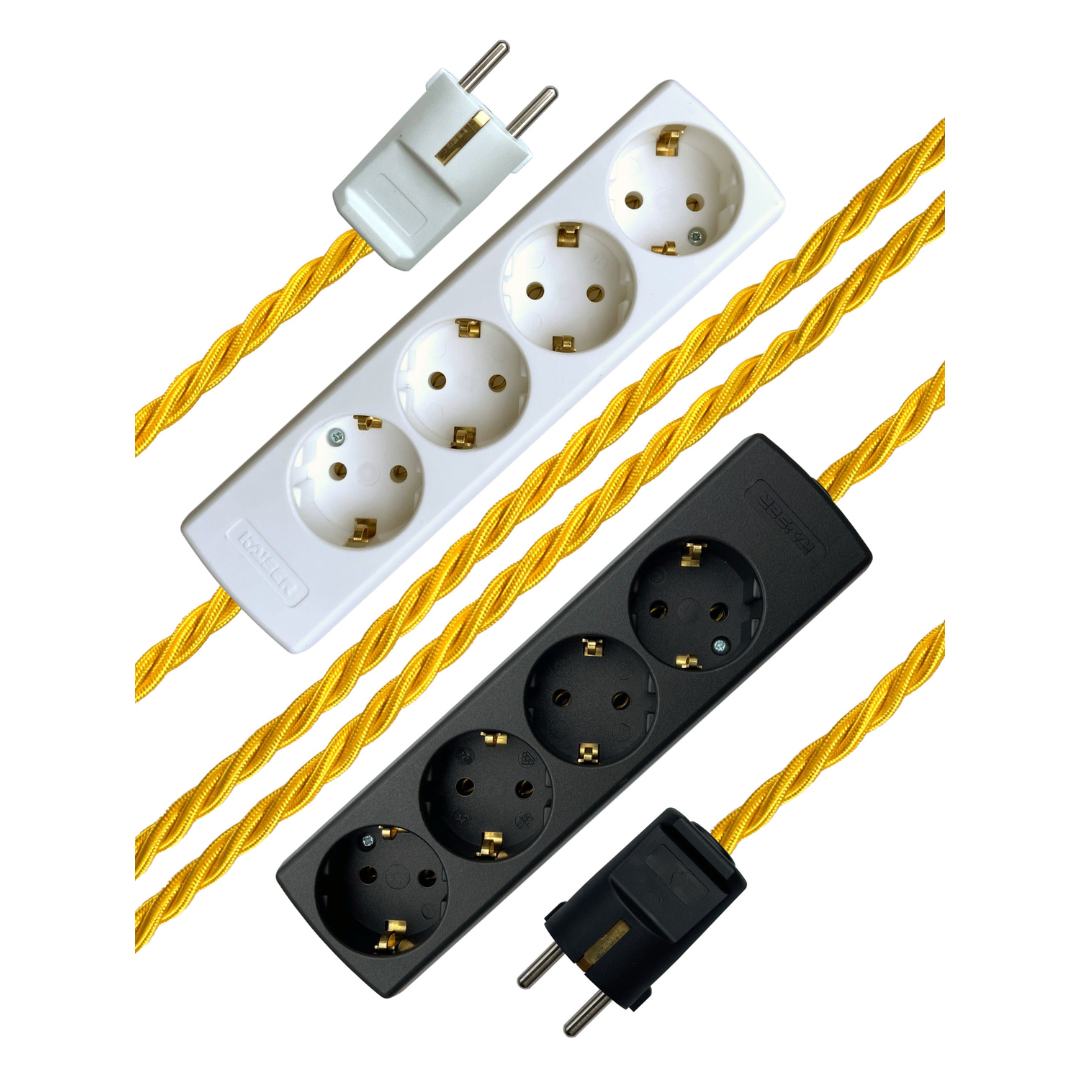 Buttercup - Lola's Leads EU Fabric Extension Cable