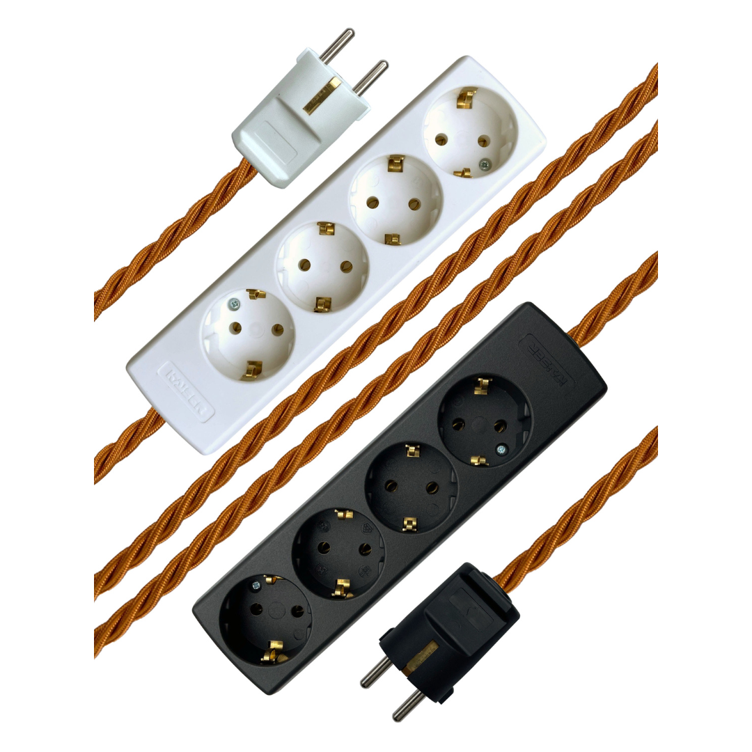 Caramac - Lola's Leads EU Fabric Extension Cable