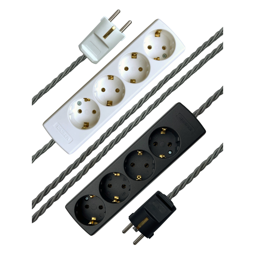 Dove - Lola's Leads EU Fabric Extension Cable