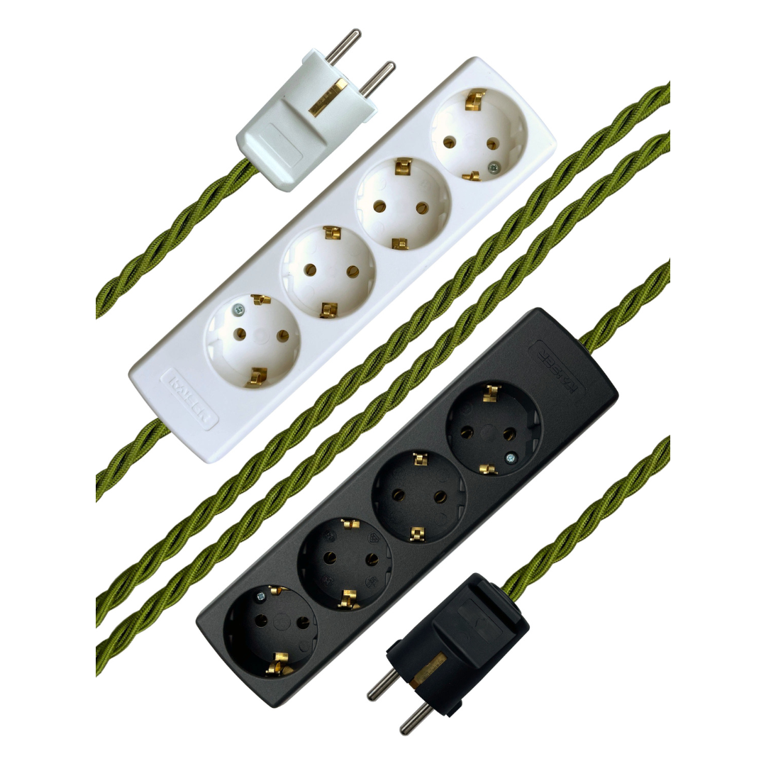 Dragon - Lola's Leads EU Fabric Extension Cable