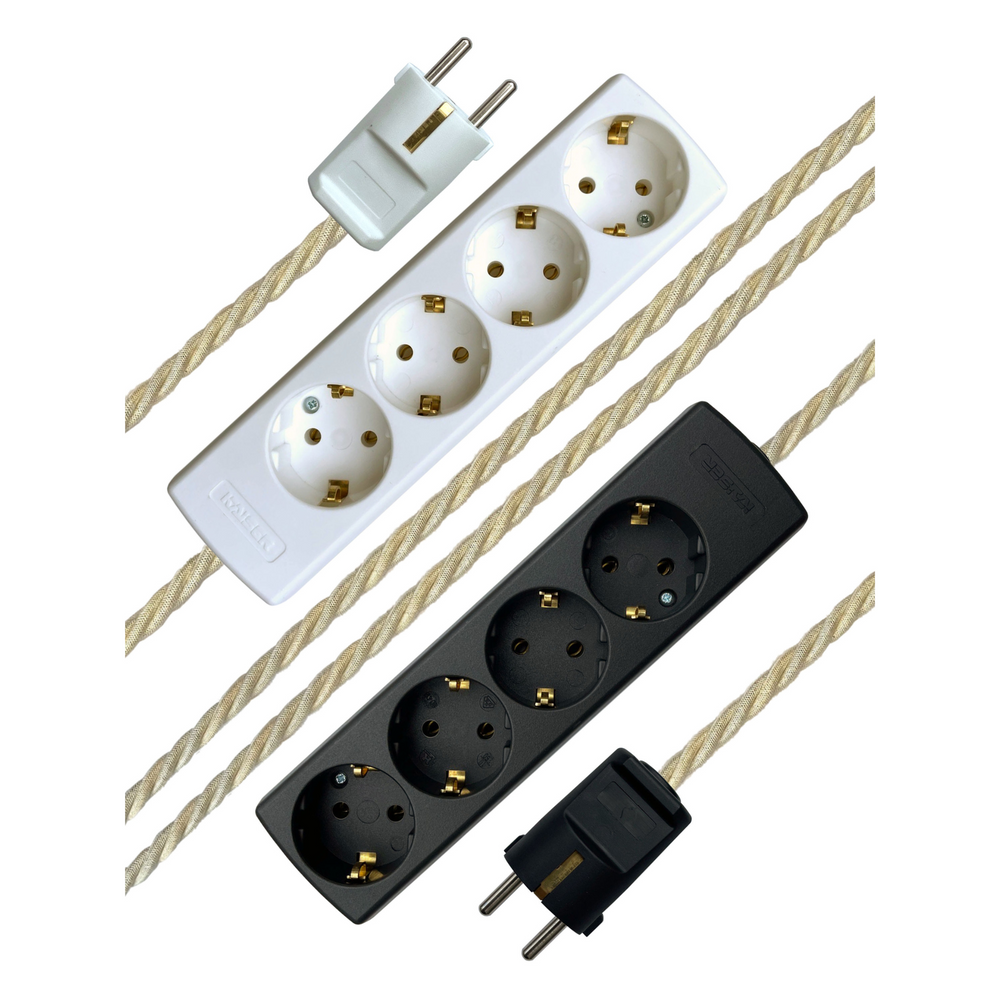 Porridge - Lola's Leads EU Fabric Extension Cable