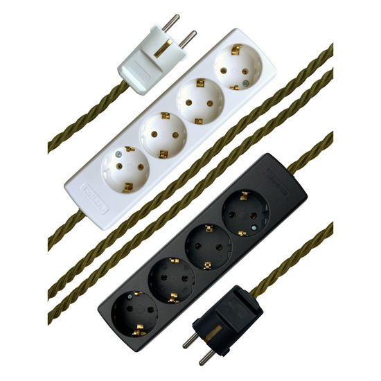 Pike - Lola's Leads EU Fabric Extension Cable