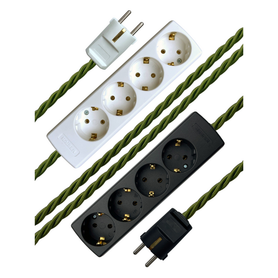 Pesto - Lola's Leads EU Fabric Extension Cable