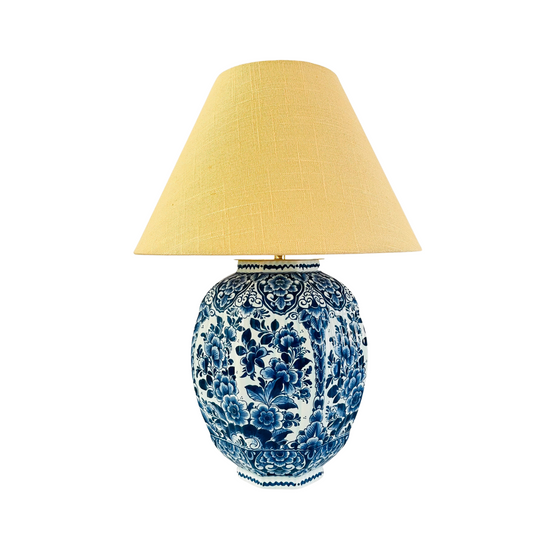Antique Delft Lamp