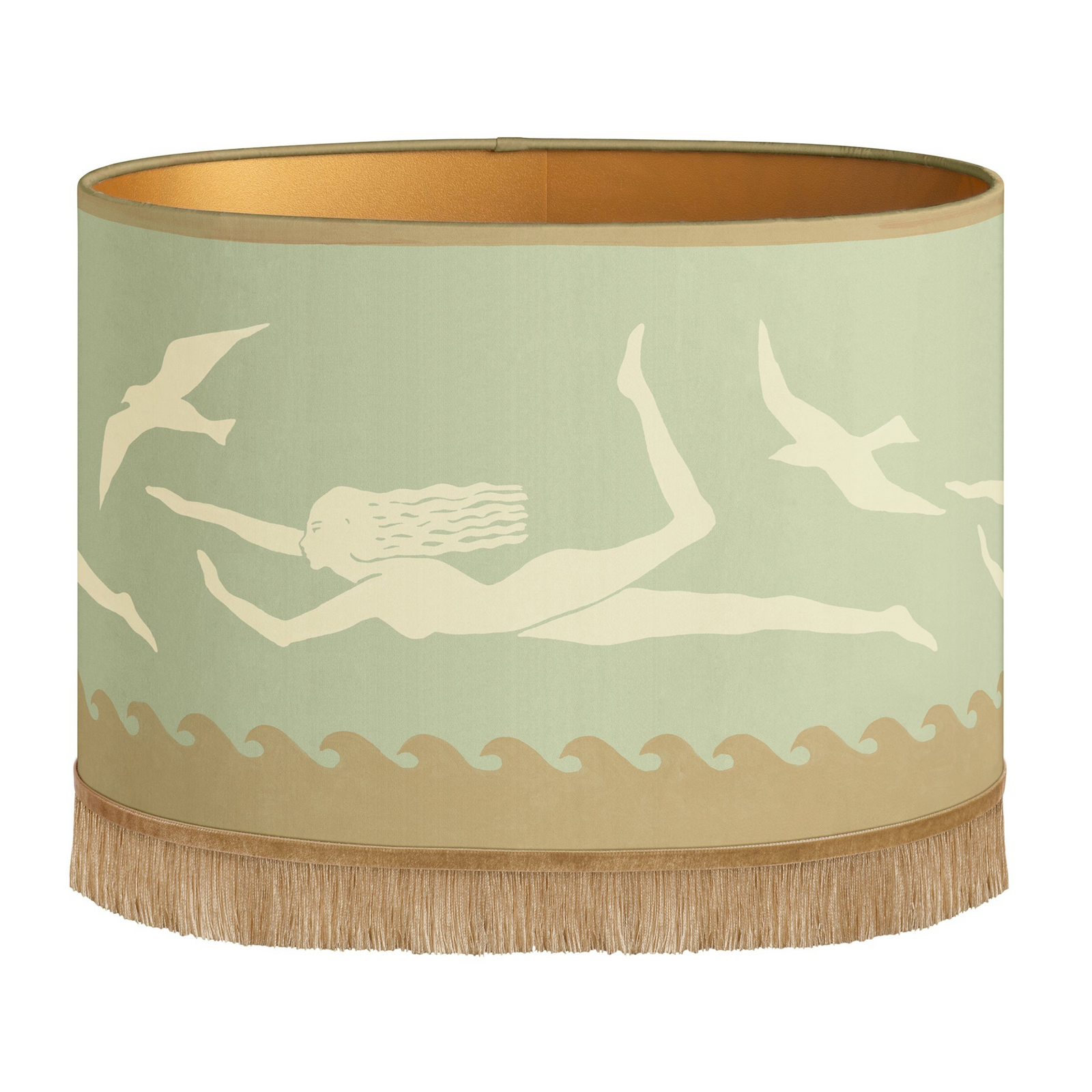 Palais x Hôtel Magique Lampshade Thalassa Dusty Green & Sand