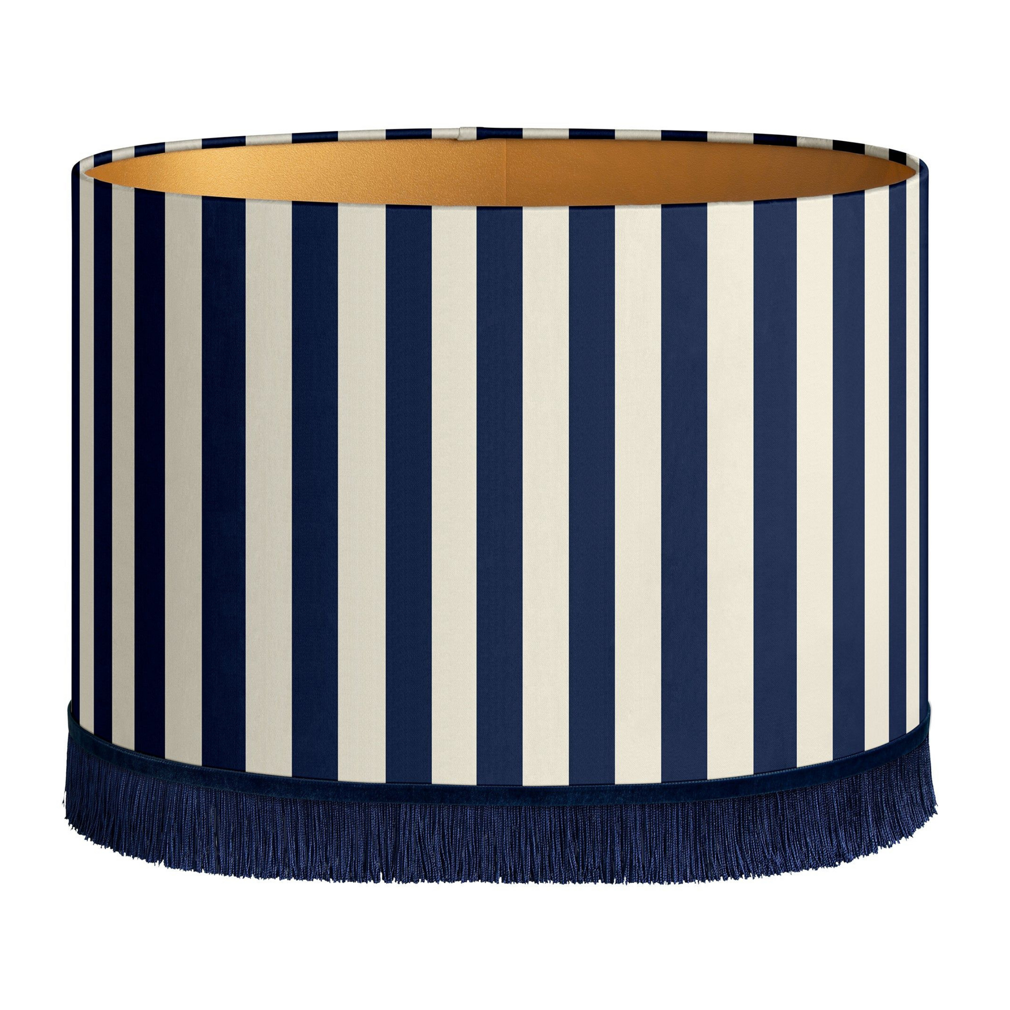 Lampshade Jackie Navy & Ecru