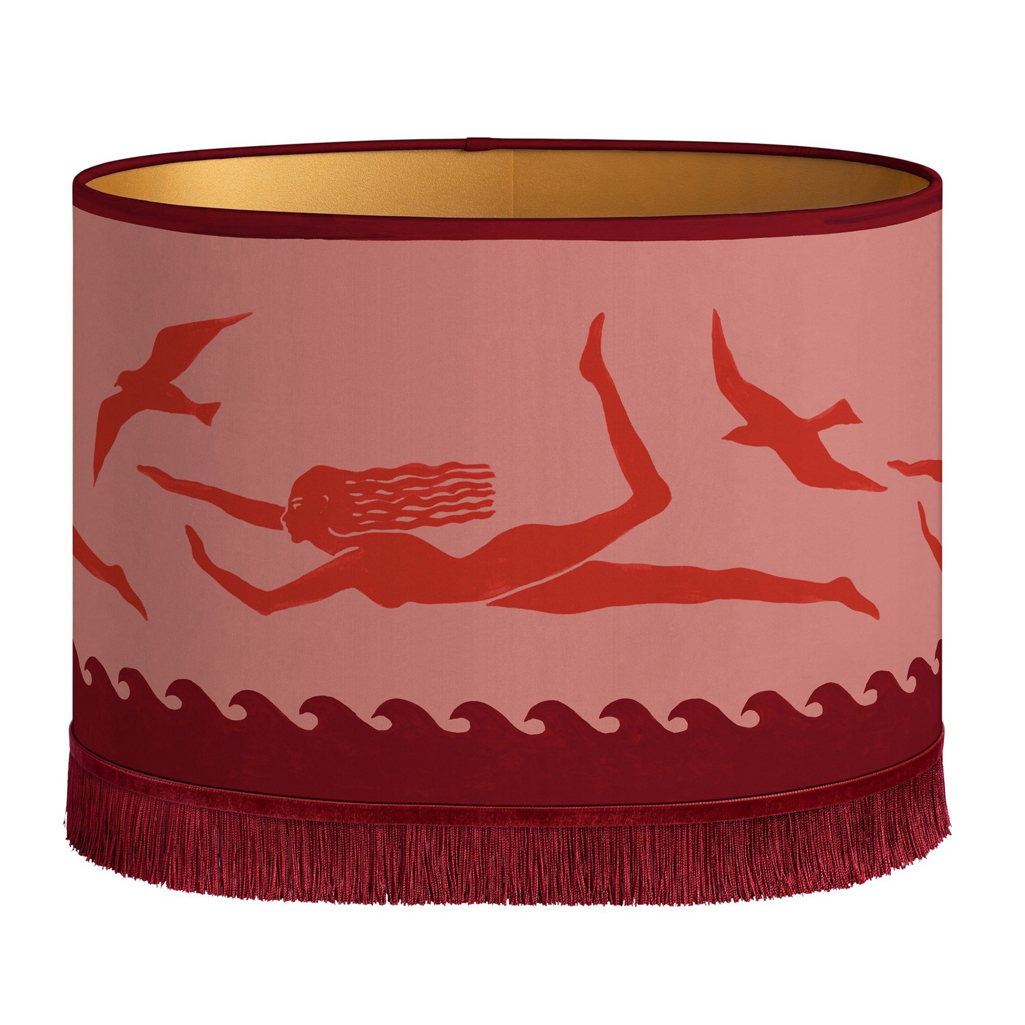 Palais x Hôtel Magique Lampshade Thalassa Burgundy & Blush