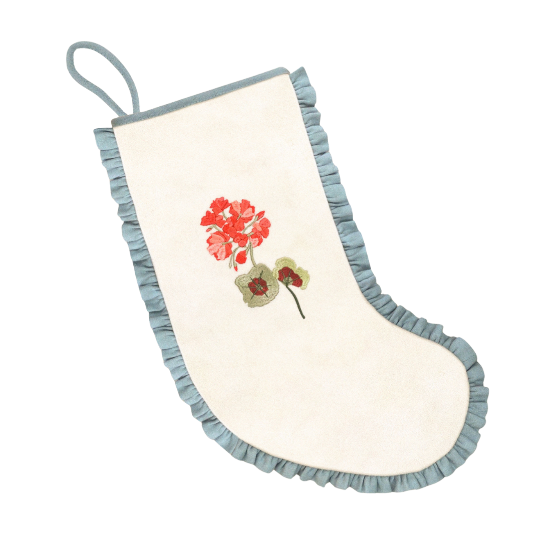 Geranium Christmas Stocking