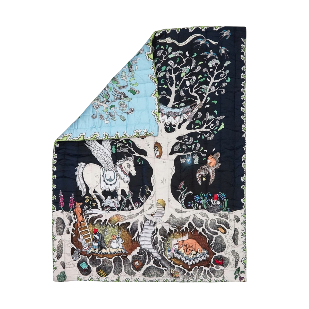 The Enchanted Forest Quilted Blanket