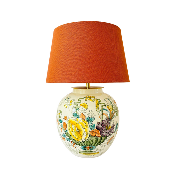 Antique Mason’s Flower Lamp