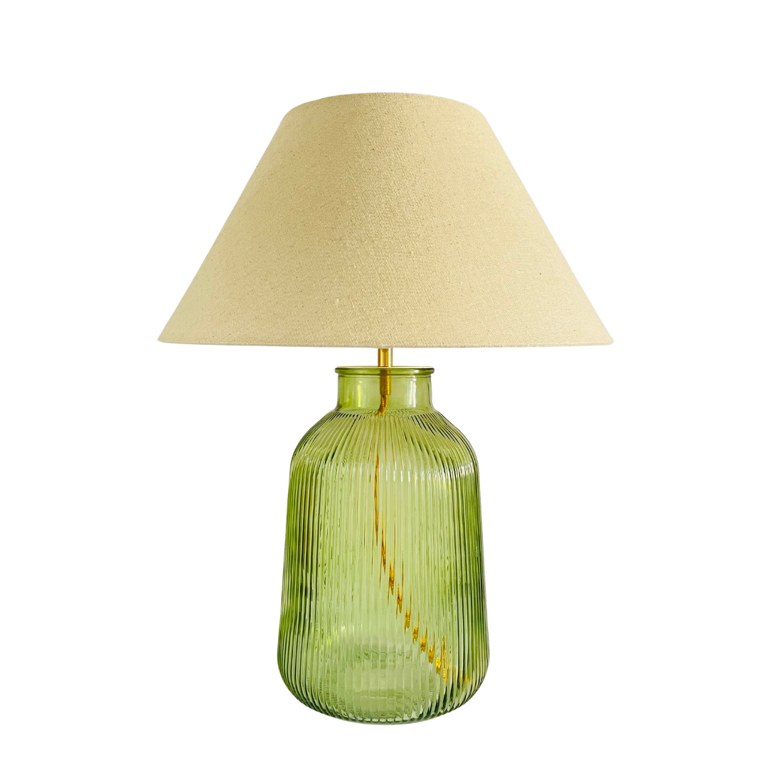 Antique French Bottle Lamp