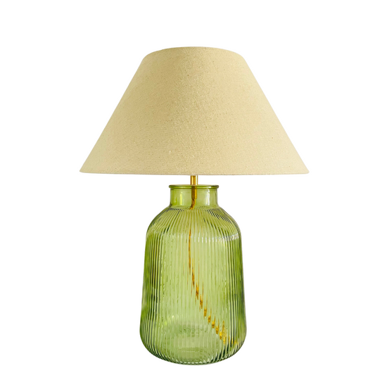 Antique French Bottle Lamp