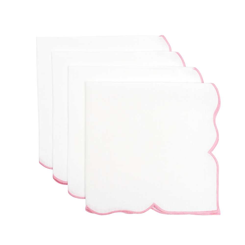 Pink Ava Linen Napkin (Set of 4)