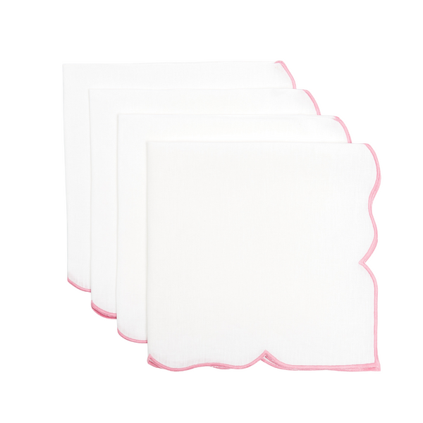 Pink Ava Linen Napkin (Set of 4)