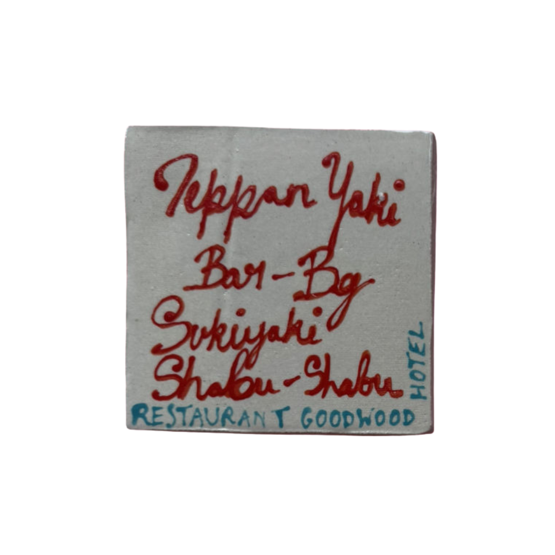 Ceramic Teppanyaki Bar Coaster