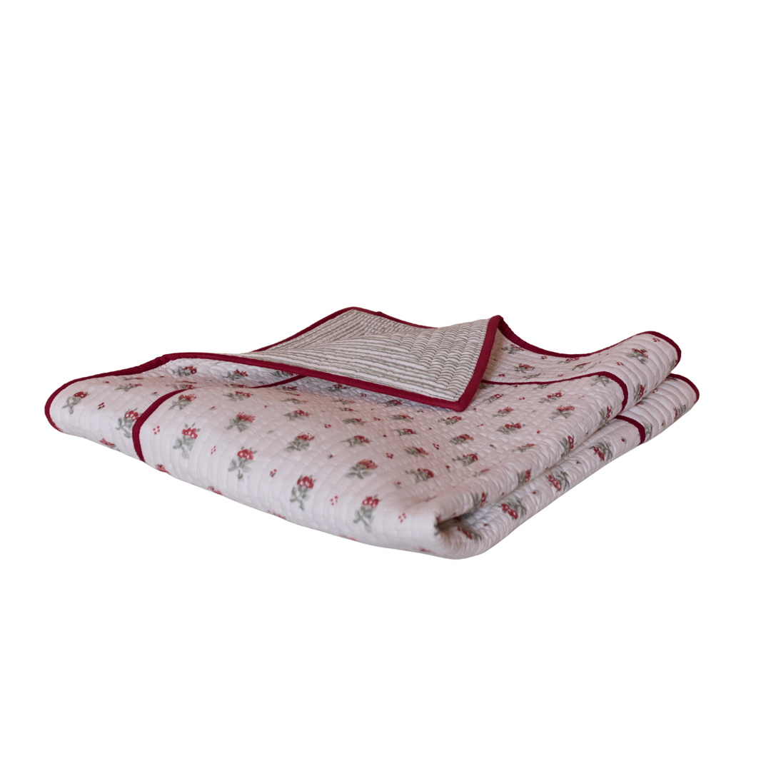 Blume Baby Quilt - Green