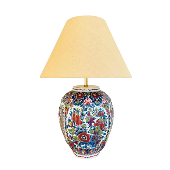 Antique Delft Lamp