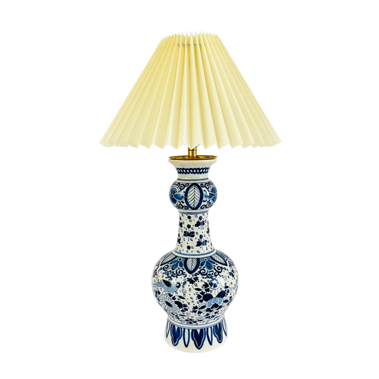 Antique Delft ‘Knobbelvaas’ Lamp