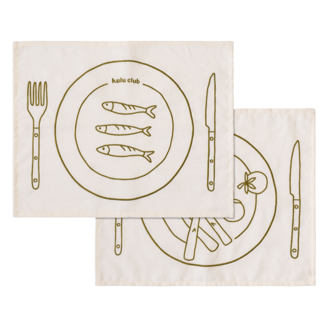 Placemats Set Bistro Plates