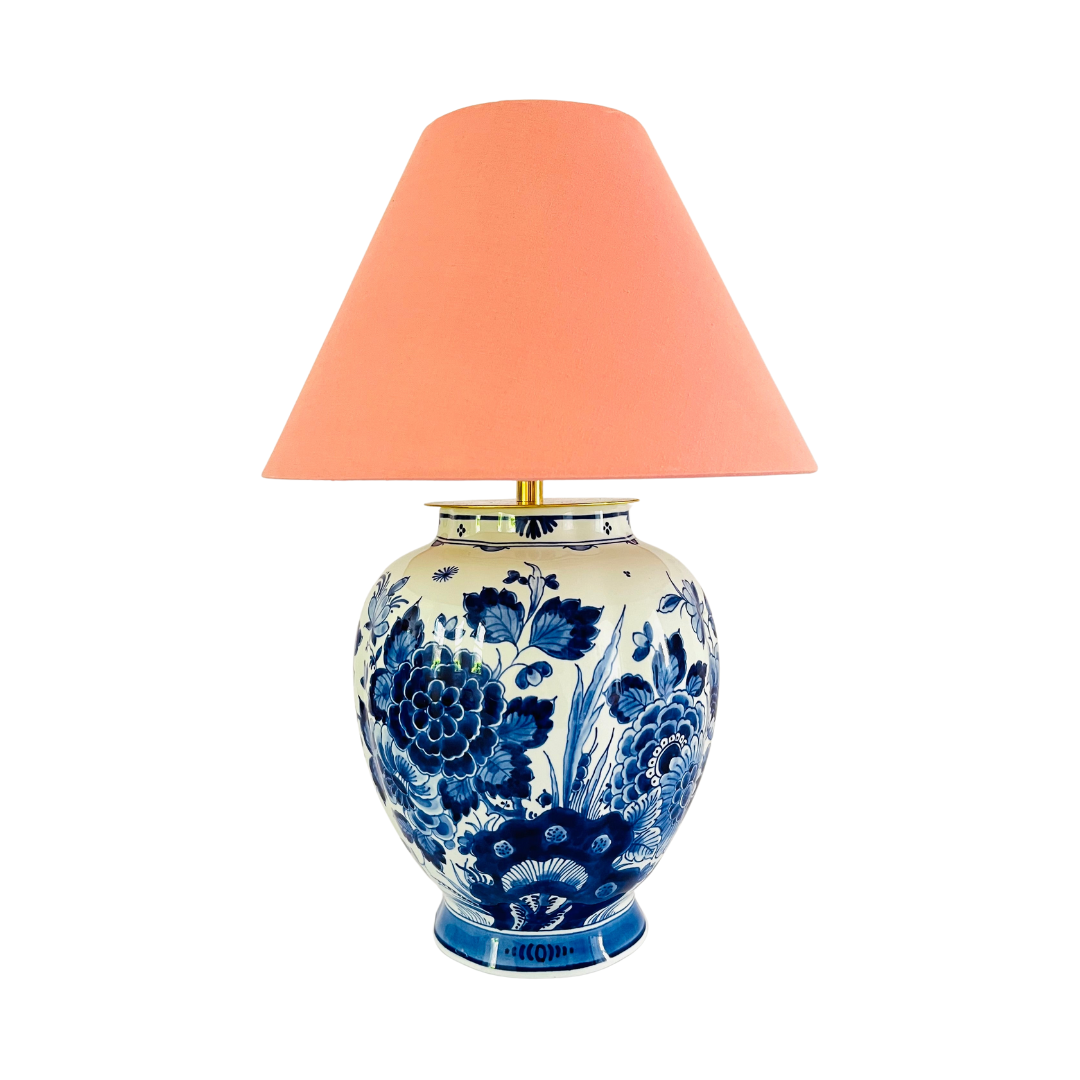 Antique ‘De Porceleyne Fles’ Delft Lamp