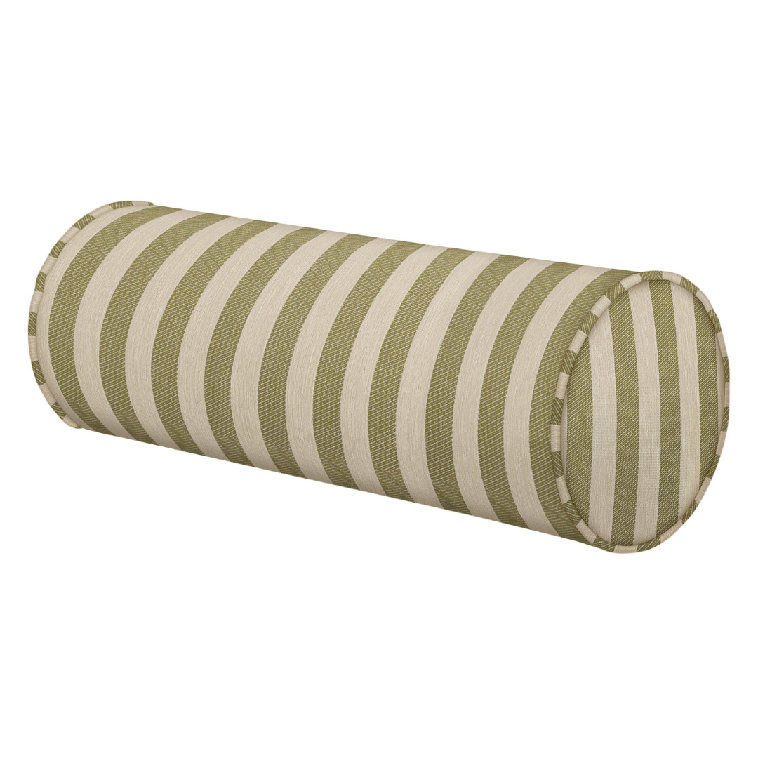 Bolster Jackie Olive & Ecru