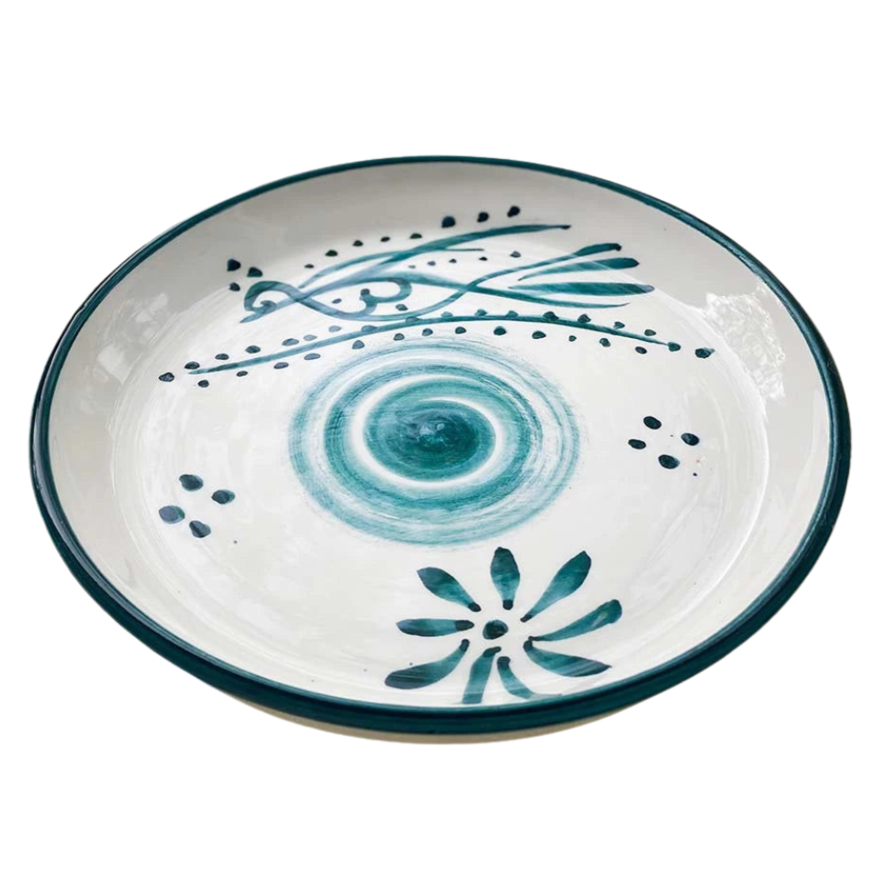 Anthologist Blue Pagoni Dinner Plate