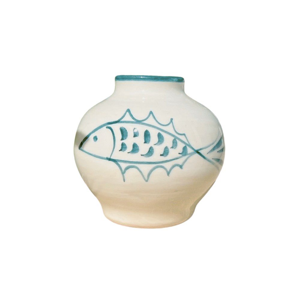 Anthologist Ceramic Bud Bouquet Vase Blue Psari