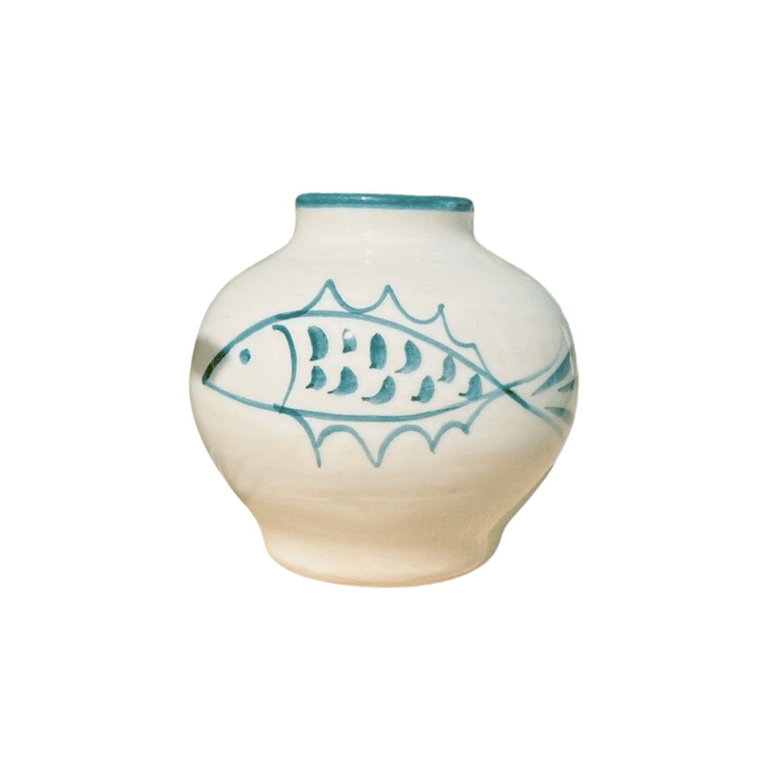 Anthologist Ceramic Bud Bouquet Vase Blue Psari