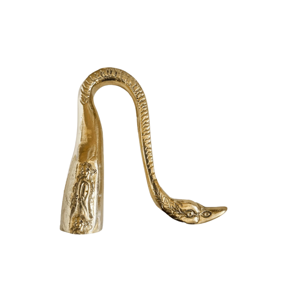 Brass Shepherd’s Hook Candle Snuffer Objet