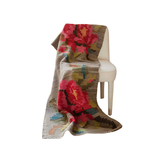 The Ioannina Rose Runner Vintage Carpet