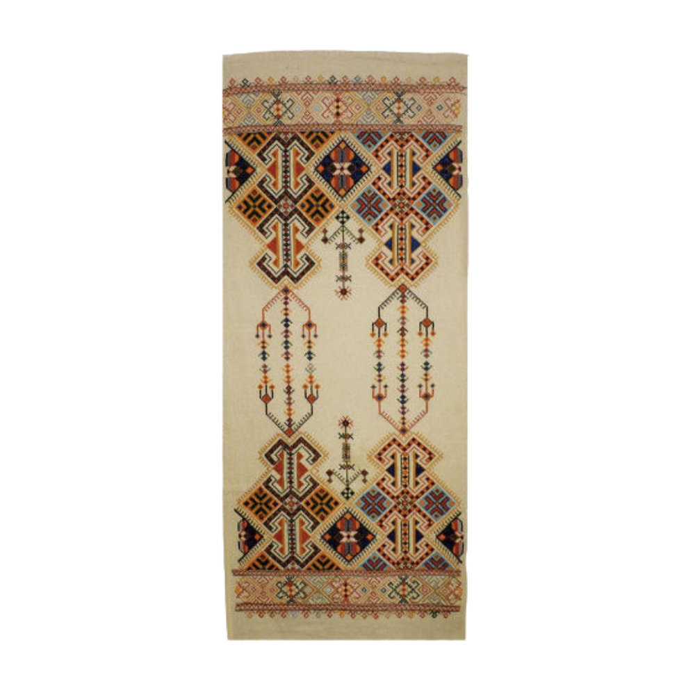 Rare, Antique, Hand-Loomed, Hand-Embroidered Wall Hanging from Crete