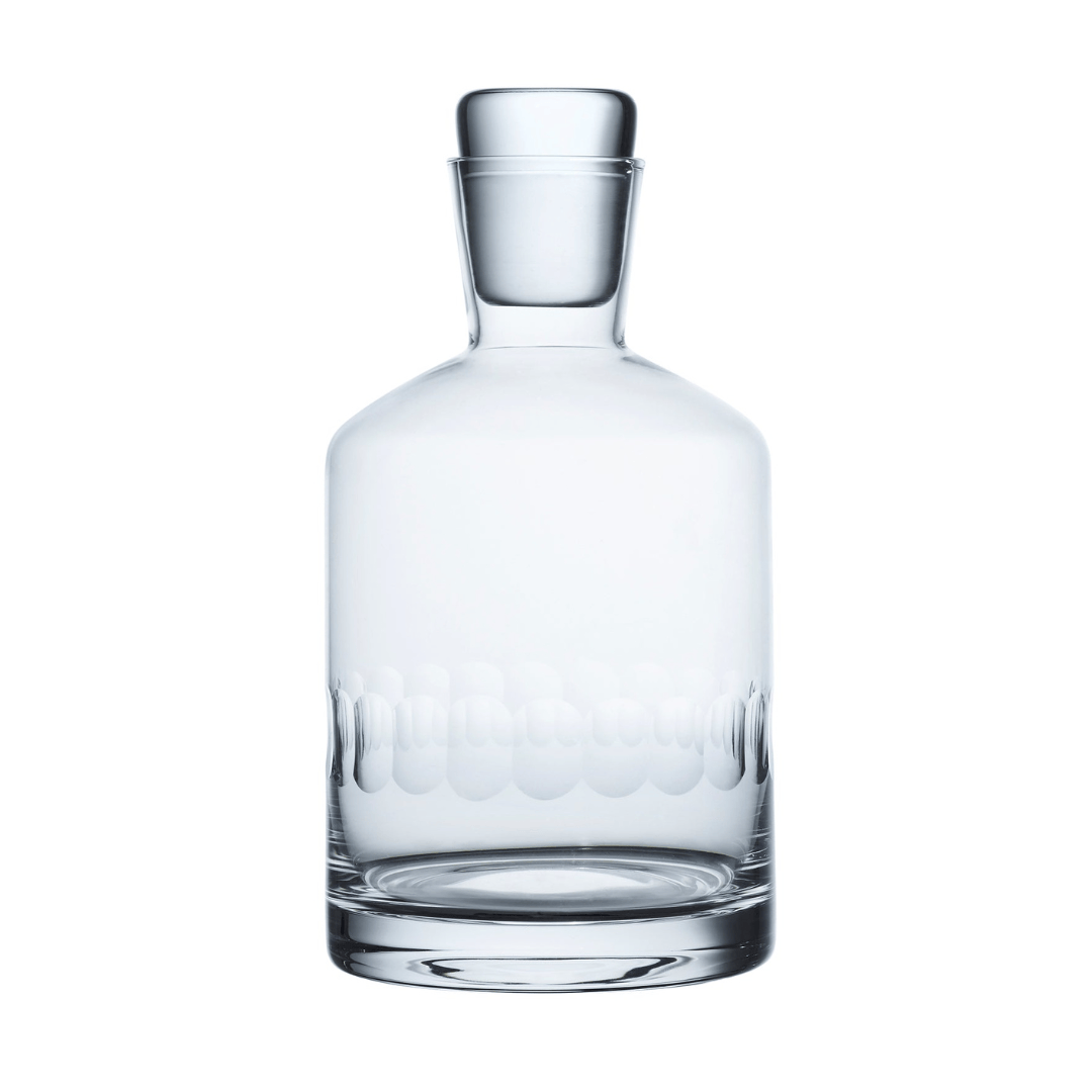 A Crystal Decanter with Lens Design